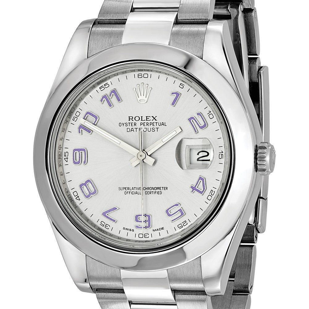 Pre-Owned Rolex Datejust II 41mm Silver Dial Luxury Watch - View 6