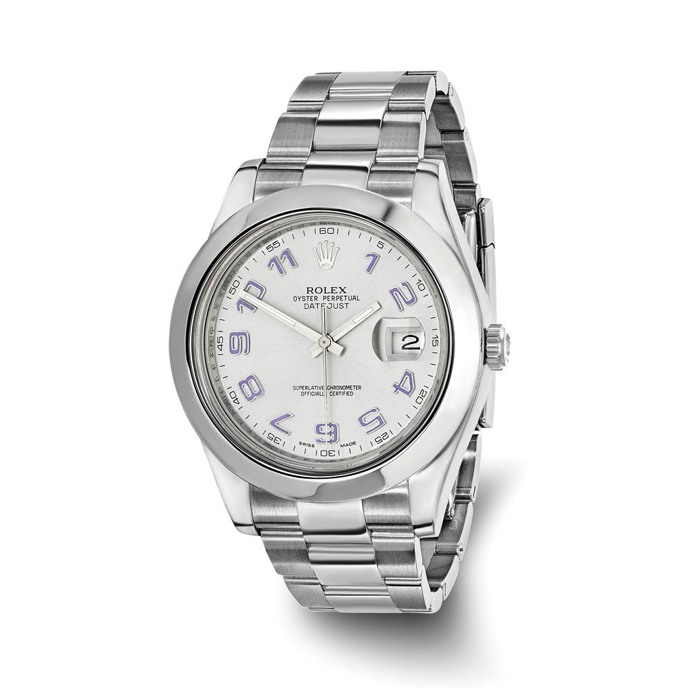 Pre-Owned Rolex Datejust II 41mm Silver Dial Luxury Watch