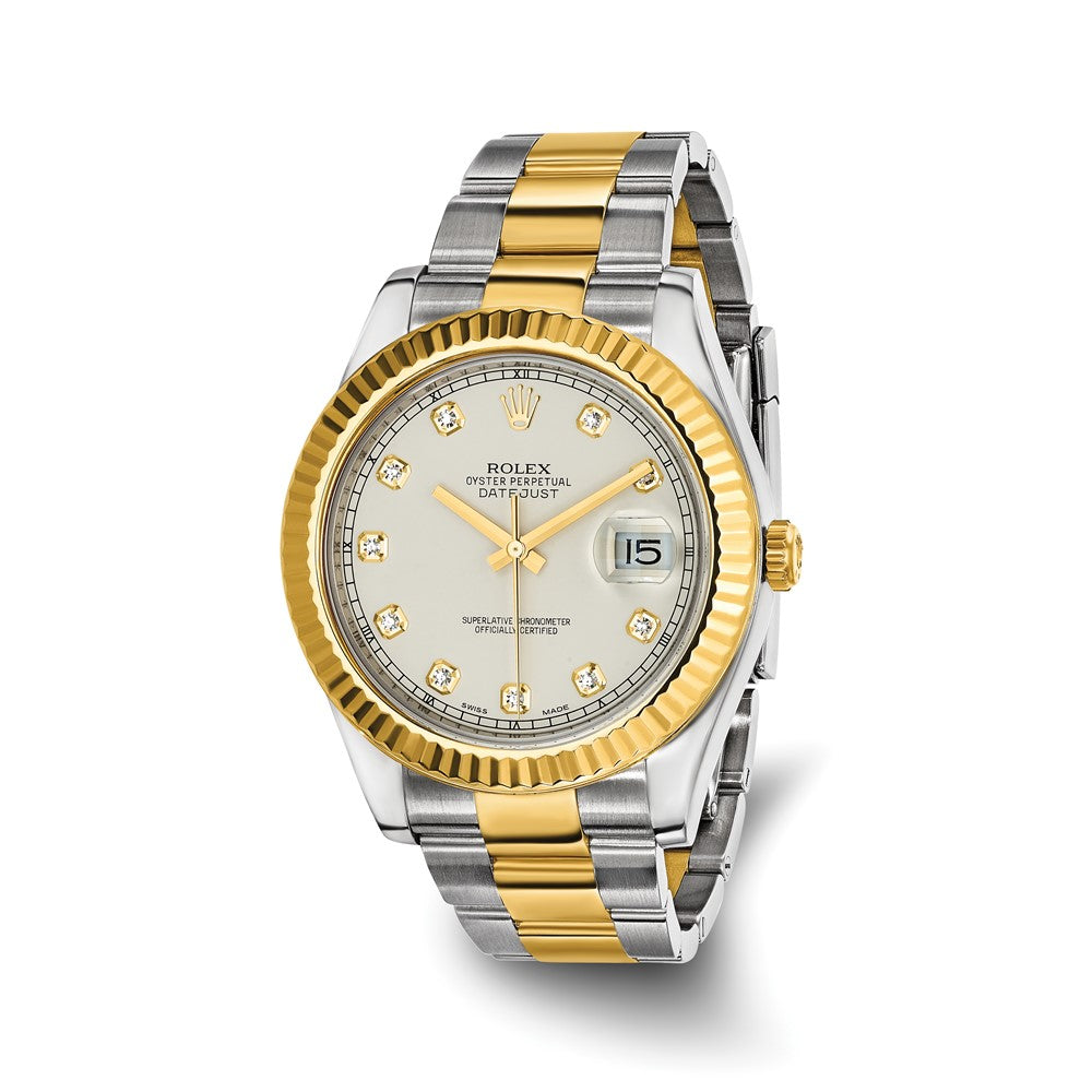 Pre-Owned Rolex Datejust II 41mm Silver Dial Luxury Watch