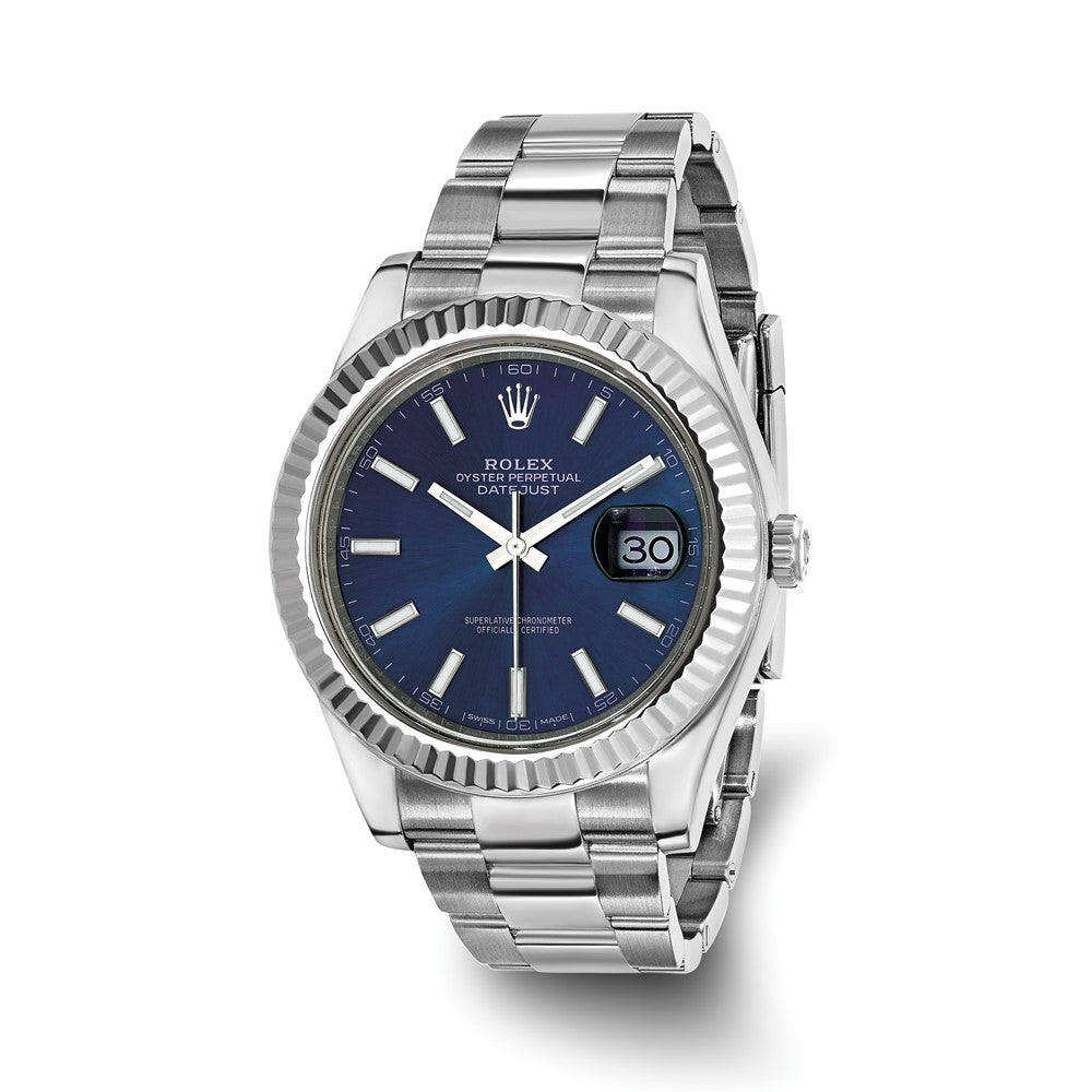 Pre-Owned Rolex Datejust II 41mm Blue Dial Luxury Watch
