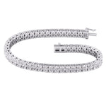 14 Karat White Gold 10.00 Carat Diamonds Classic Ladies Bracelet-1227010-WG - Picasso Gold & Diamond Jewelry