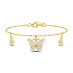 Captivating Charm: 10KT Yellow Gold 0.44 Carat Butterfly Hanging - Picasso Gold & Diamond Jewelry
