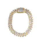 10 Karat Yellow Gold 5.89 Carat Diamonds Cuban Link Men's Bracelet-1230005-YG - Picasso Gold & Diamond Jewelry