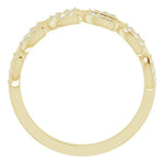 14K Yellow 1/4 CTW Natural Diamond Leaf Ring - Picasso Gold & Diamond Jewelry