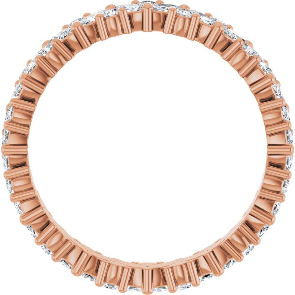 14K Gold Natural Diamond Cluster Eternity Band – 1 1/5 CTW, Marquise-Cut Diamonds - Picasso Gold & Diamond Jewelry