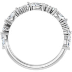 14K Gold Diamond Anniversary Band – 1 CTW Lab-Grown or 7/8 CTW Natural Diamonds, Marquise-Cut - Picasso Gold & Diamond Jewelry