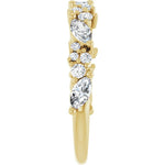 14K Gold Diamond Anniversary Band – 1 CTW Lab-Grown or 7/8 CTW Natural Diamonds, Marquise-Cut - Picasso Gold & Diamond Jewelry