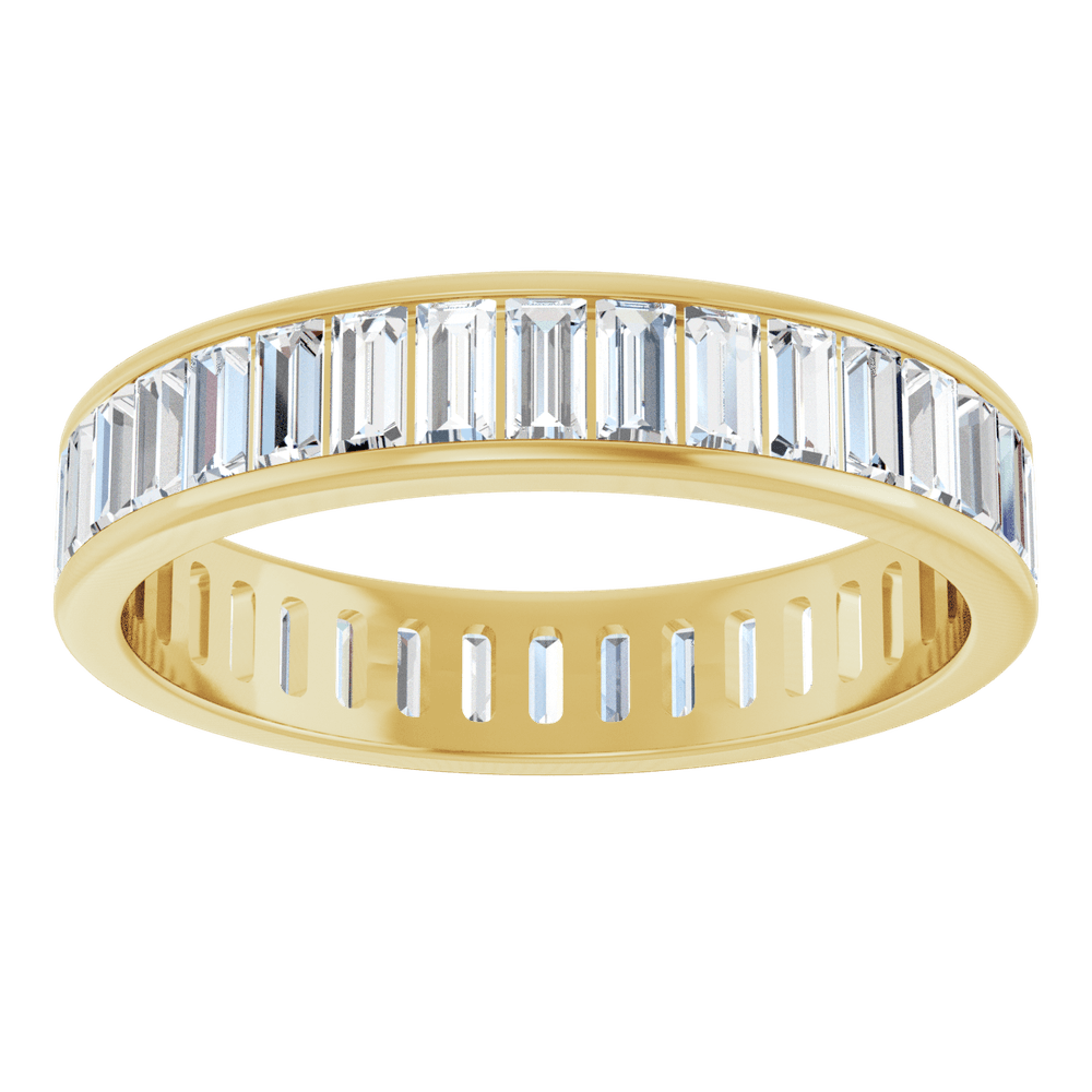 1 1/3 CTW Lab Diamond Eternity Band | 14K Yellow Gold
