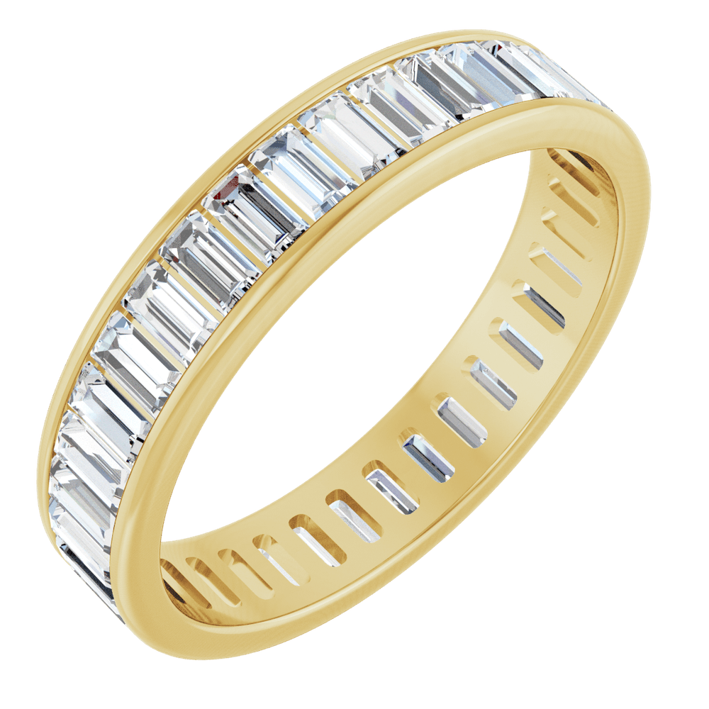 1 1/3 CTW Lab Diamond Eternity Band | 14K Yellow Gold