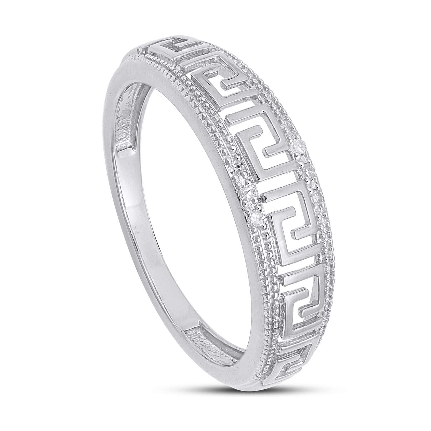 925 SS 0.03CT D- LADIES BAND - Picasso Gold & Diamond Jewelry