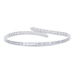 10 Karat White Gold 1.00 Carat Diamonds Fashion Bangle-1332206-wg - Picasso Gold & Diamond Jewelry