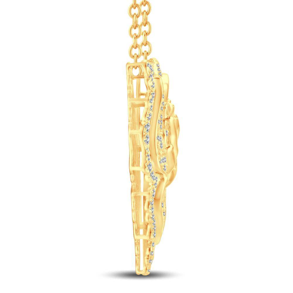 Golden Flutter: Embrace Grace with our 10KT All Yellow Gold 1.87 Carat Butterfly Necklace (18 Inch) – A Radiant Symbol of Beauty and Elegance! - Picasso Gold & Diamond Jewelry