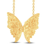 Golden Flutter: Embrace Grace with our 10KT All Yellow Gold 1.87 Carat Butterfly Necklace (18 Inch) – A Radiant Symbol of Beauty and Elegance! - Picasso Gold & Diamond Jewelry