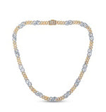10 Karat Yellow Gold 18.50 Carat Diamonds Cuban Chain - Picasso Gold & Diamond Jewelry