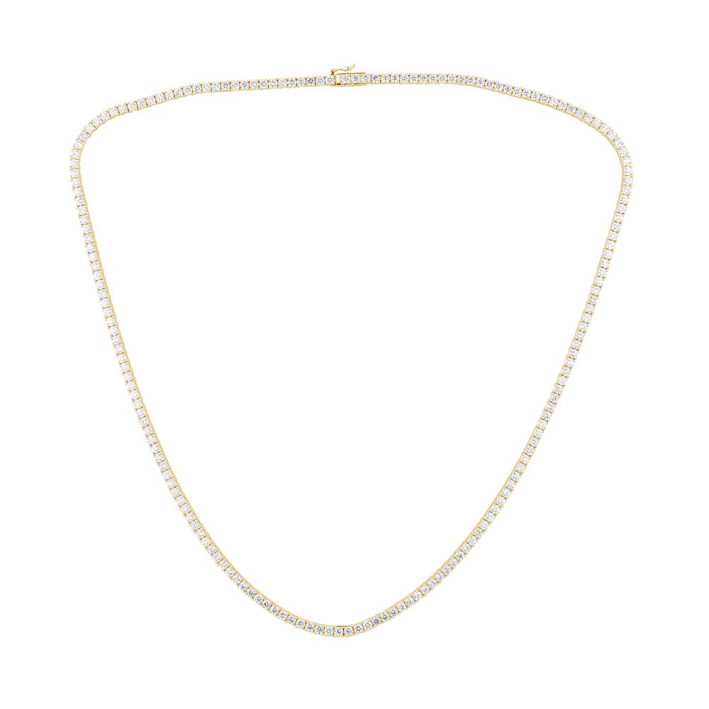 10 Karat Yellow Gold 16.32 Carat Diamonds (22 Inch) Classic Chain - Picasso Gold & Diamond Jewelry