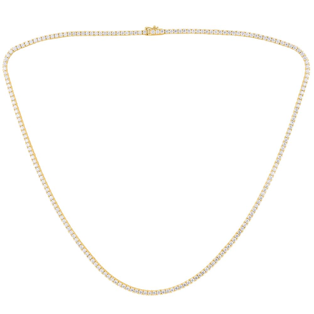 10KT-12.64CTW Diamond Necklace 22in - Picasso Gold & Diamond Jewelry