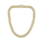 10 Karat Yellow Gold 31.73 Carat Diamonds (15.55mm 22 Inch) Classic Chain - Picasso Gold & Diamond Jewelry
