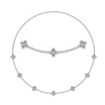 10 Karat White Gold 1.52 Carat Diamonds (16 Inch) Fancy Necklace - Picasso Gold & Diamond Jewelry