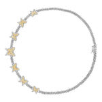 Exquisite 10KT Gold 4.09CTW Diamond Necklace: Timeless Elegance - Picasso Gold & Diamond Jewelry