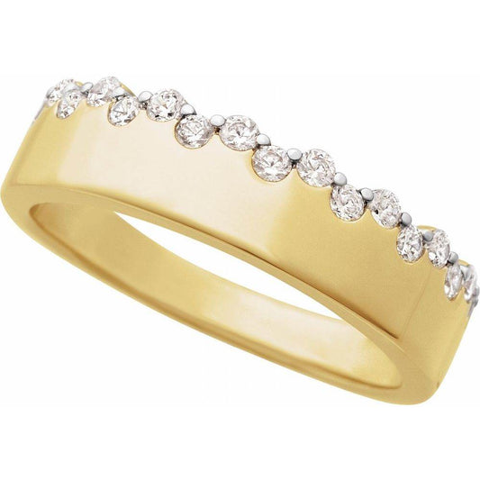 14K Yellow Gold 1/3 CTW Natural Diamond Ring - Picasso Gold & Diamond Jewelry