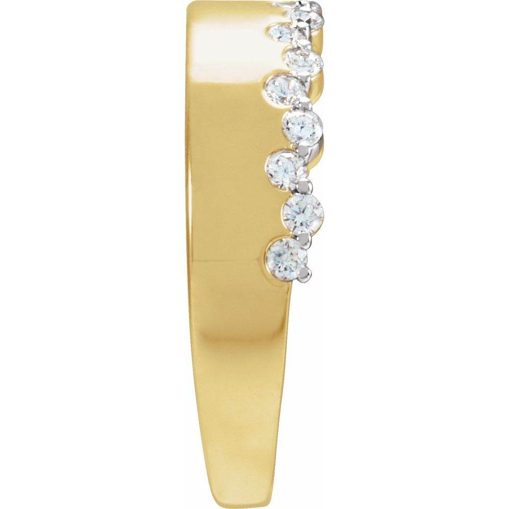 14K Yellow Gold 1/3 CTW Natural Diamond Ring - Picasso Gold & Diamond Jewelry