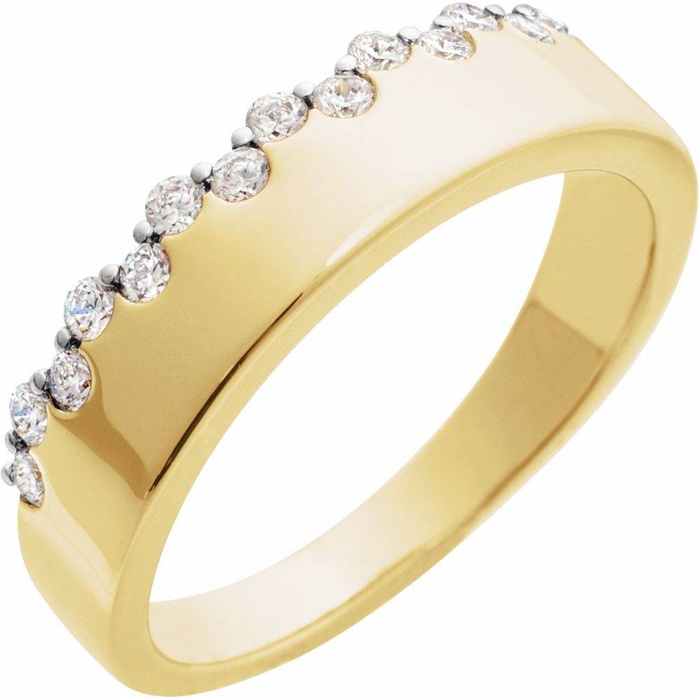 14K Yellow Gold 1/3 CTW Natural Diamond Ring - Picasso Gold & Diamond Jewelry