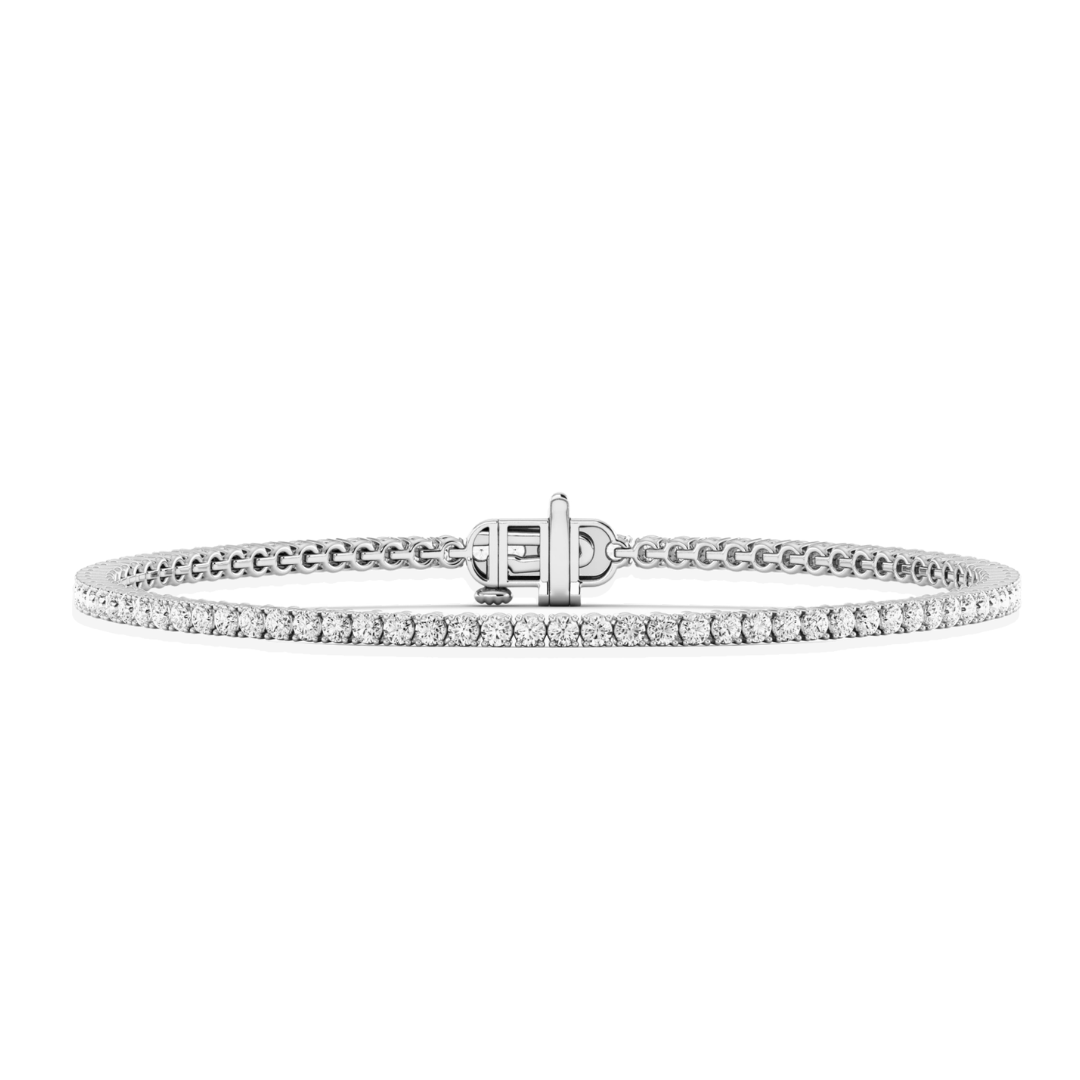 Lab Grown Diamond Tennis Bracelet | 14K Gold 2 CT to 5 CT