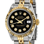 Pre-Owned Rolex Datejust 26mm Black Dial Luxury Watch - View 5
