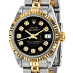 Pre-Owned Rolex Datejust 26mm Black Dial Luxury Watch - View 6