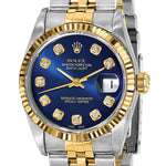 Pre-Owned Rolex Datejust 31mm Blue Dial Luxury Watch - View 6