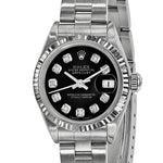 Pre-Owned Rolex Datejust 26mm Black Dial Luxury Watch - View 6