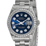 Pre-Owned Rolex Datejust 26mm Blue Dial Luxury Watch - View 5