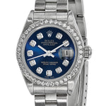 Pre-Owned Rolex Datejust 26mm Blue Dial Luxury Watch - View 6
