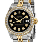 Pre-Owned Rolex Datejust 26mm Black Dial Luxury Watch - View 6