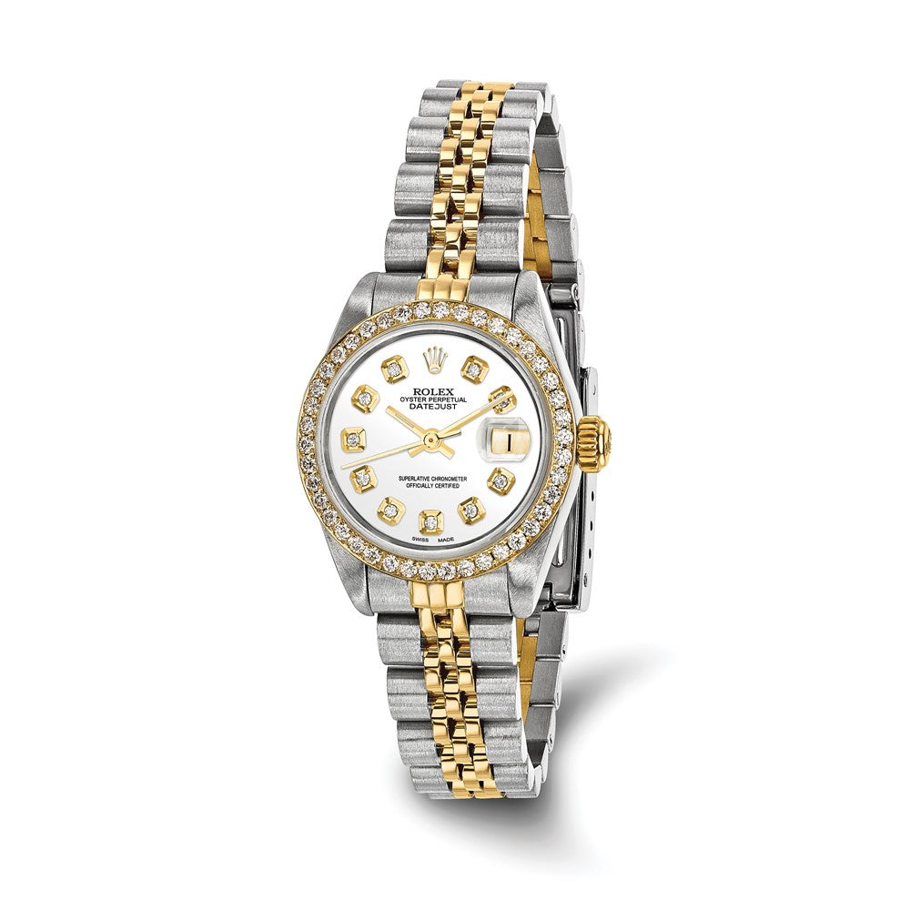 Pre-Owned Rolex Datejust 26mm White Dial Luxury Watch