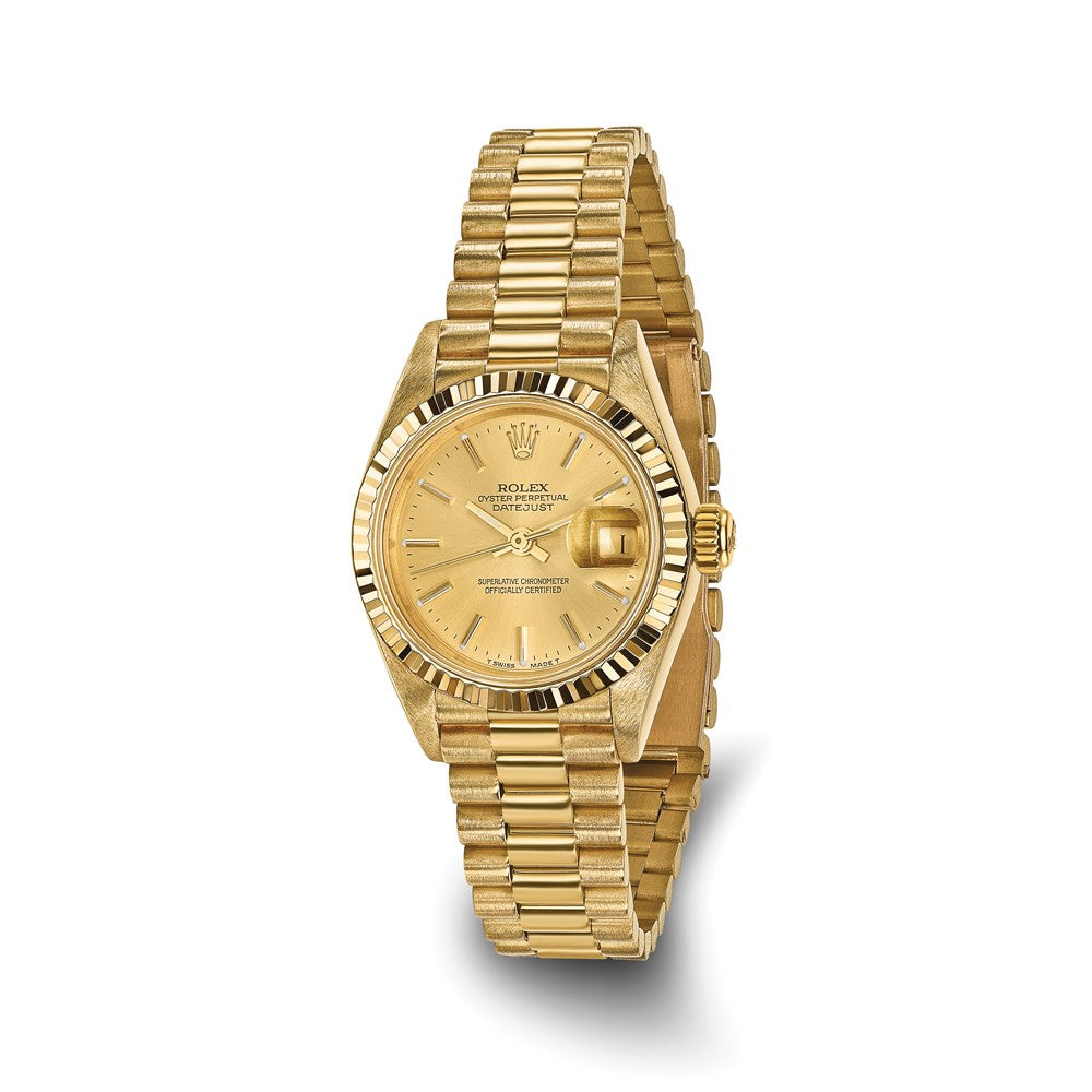 Pre-Owned Rolex Day-Date (President) 26mm Champagne Dial Luxury Watch