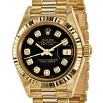 Pre-Owned Rolex Day-Date (President) 26mm Black Dial Luxury Watch - View 5