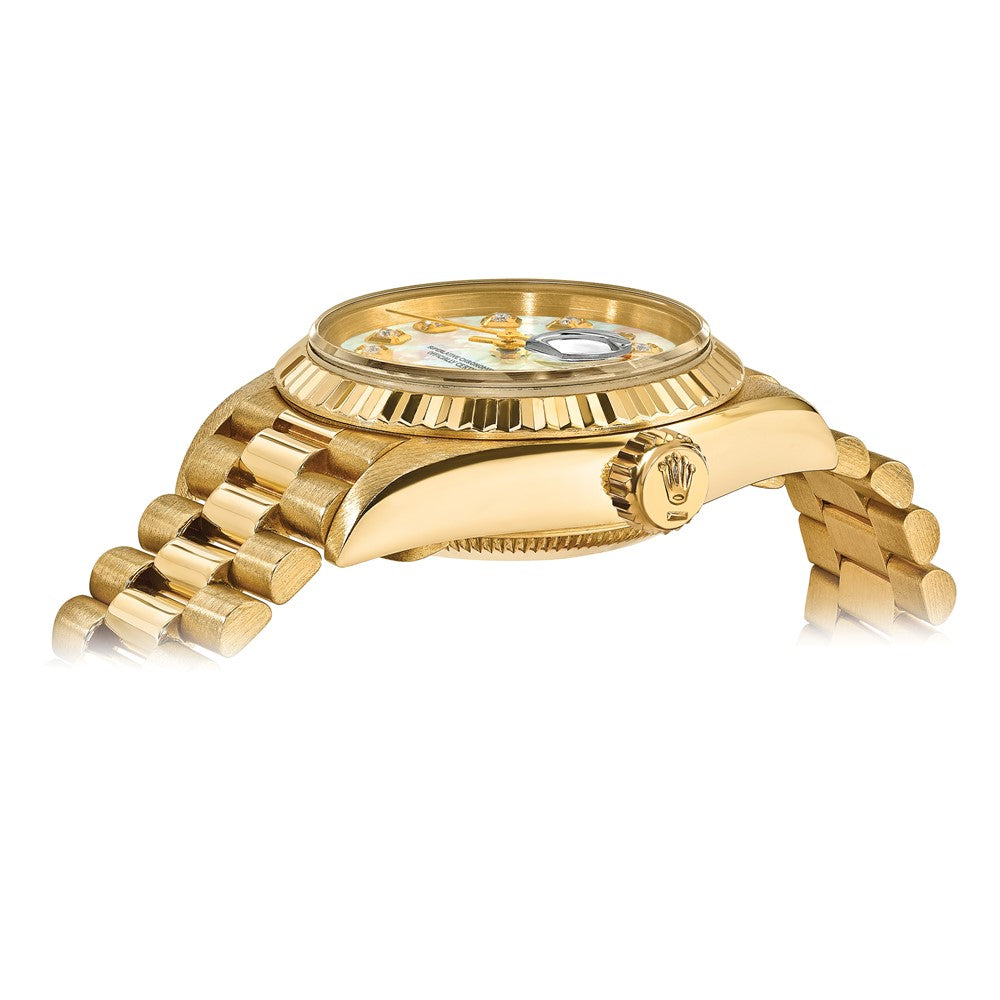 Pre-Owned Rolex Day-Date (President) 26mm Mother of Pearl Dial Luxury Watch - View 2