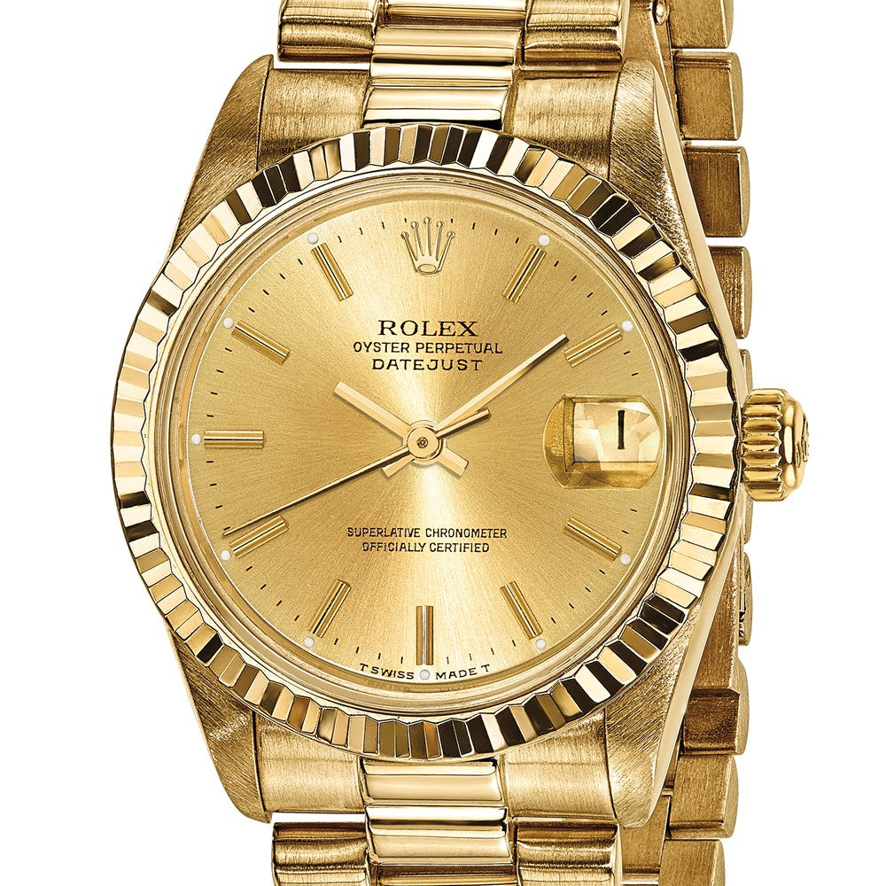 Pre-Owned Rolex Day-Date (President) 31mm Champagne Dial Luxury Watch - View 5