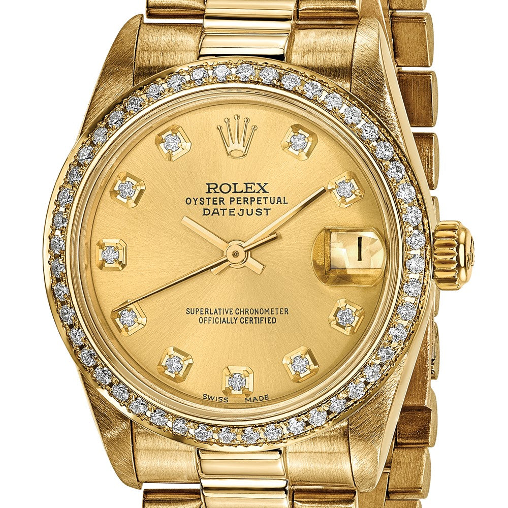 Pre-Owned Rolex Day-Date (President) 31mm Champagne Dial Luxury Watch - View 5