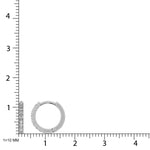 10K White Gold 1/4 Ct.tw Diamond Hoop Earrings  Picasso Gold & Diamond Jewelry