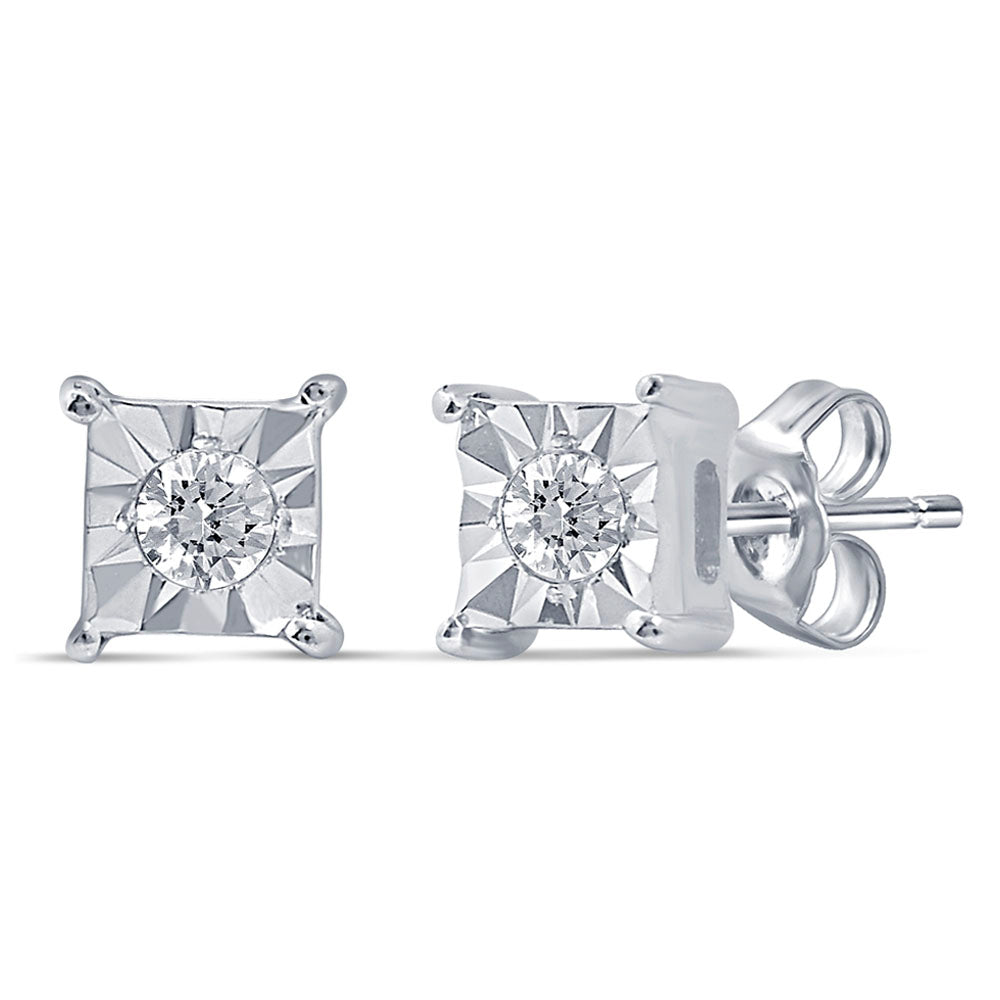 10K  0.05CT  Diamond  Earring - Picasso Gold & Diamond Jewelry
