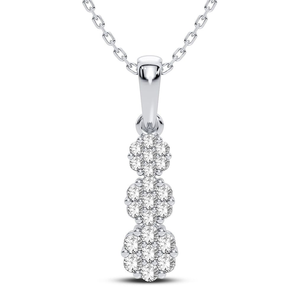 14K 0.50CT Diamond Pendant - Picasso Gold & Diamond Jewelry