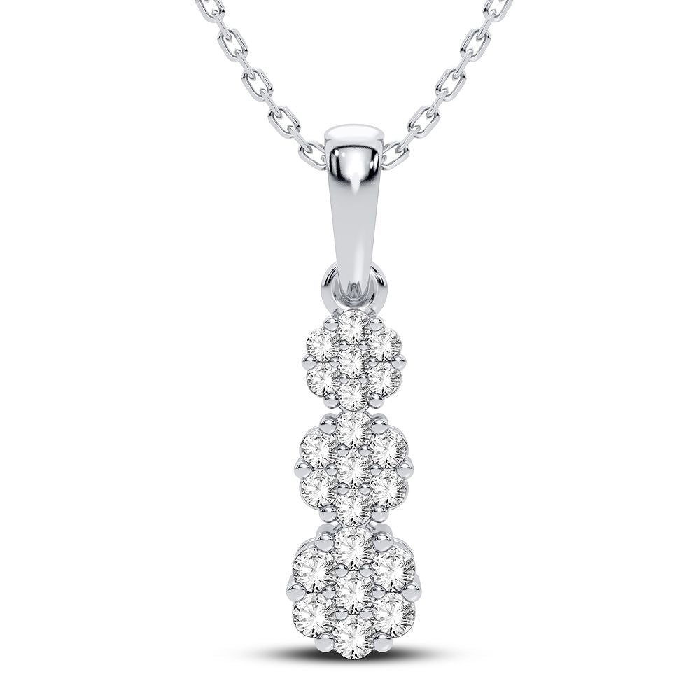 10K 0.22CT Diamond Pendant - Picasso Gold & Diamond Jewelry