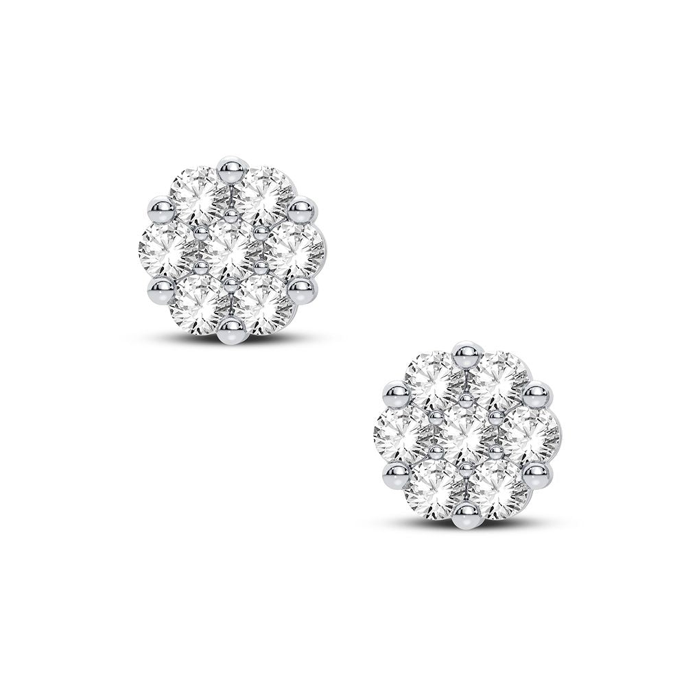 14K 0.25CT Diamond Earring - Picasso Gold & Diamond Jewelry