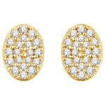 14K Yellow 1/6 CTW Natural Diamond Cluster Earrings - Picasso Gold & Diamond Jewelry