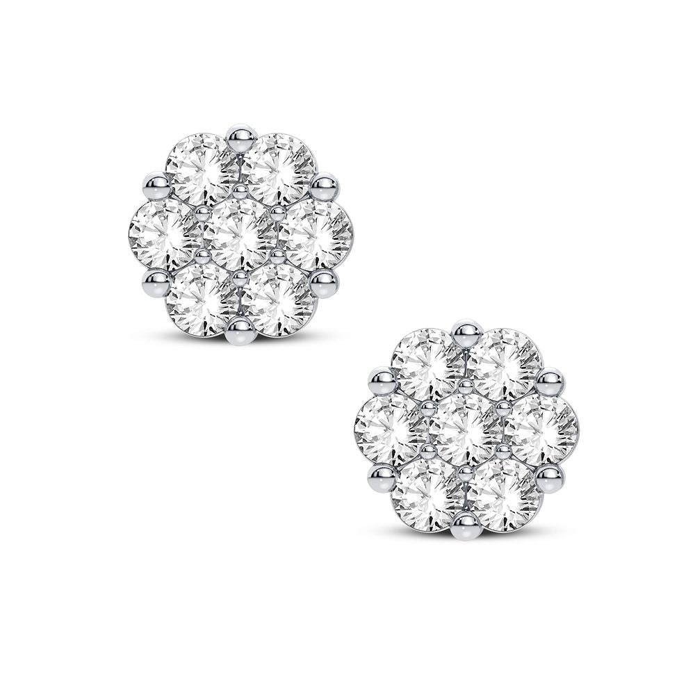 14K 0.50CT Diamond Earring - Picasso Gold & Diamond Jewelry