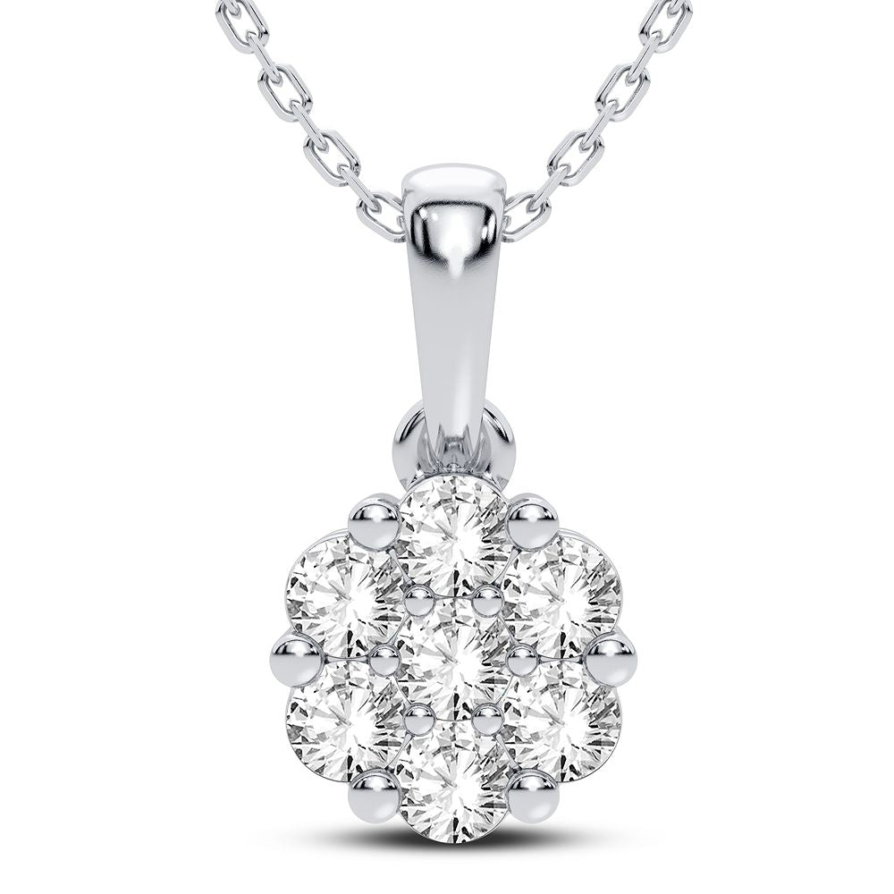 14K 0.50CT Diamond Pendant - Picasso Gold & Diamond Jewelry
