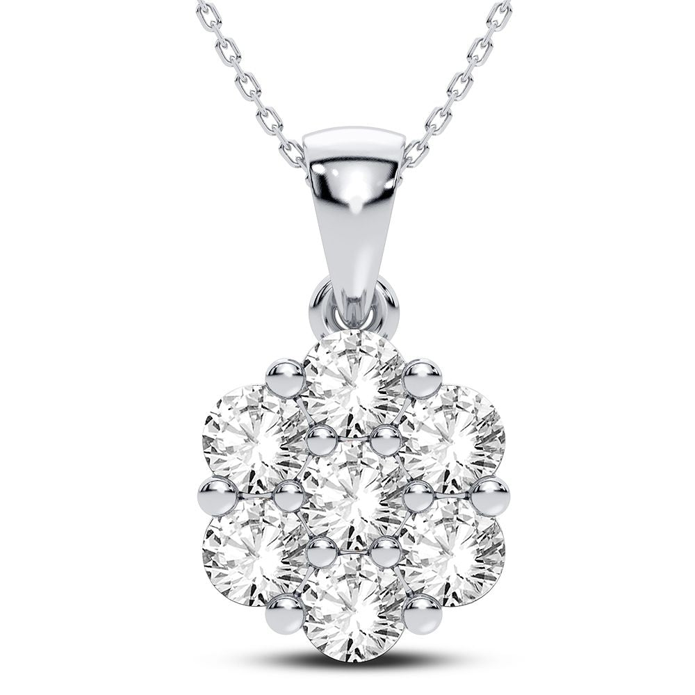 14K 0.75CT Diamond Pendant - Picasso Gold & Diamond Jewelry