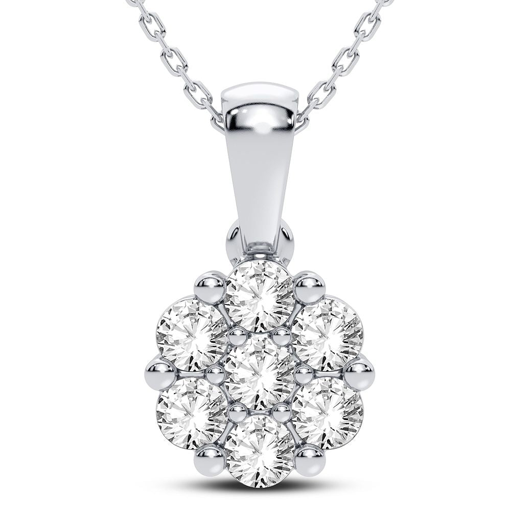 14K 1.00CT Diamond Pendant - Picasso Gold & Diamond Jewelry